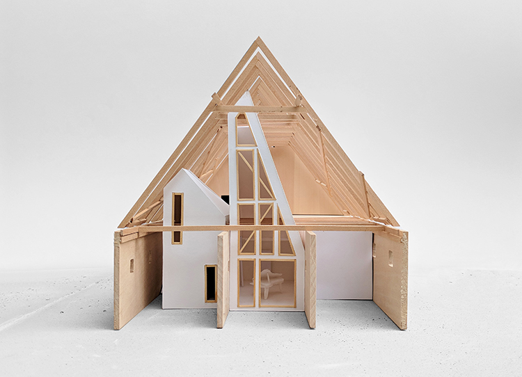 Dortmannhof_Sigurd-Larsen-architecture-music-studio-design-architektur-Denkmalschutz-essen-zollverein_Holzbau-wood-model-4