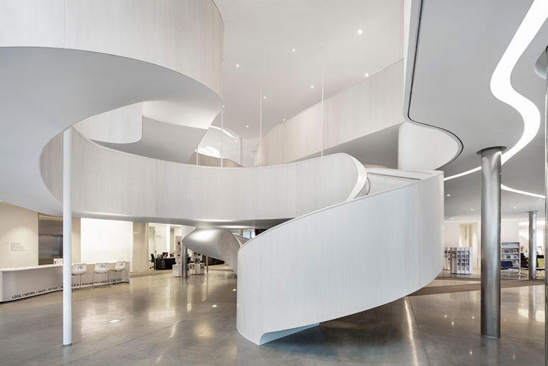 Biblioteca pública de Drummondville Chevalier Morales + DMA architects (5)